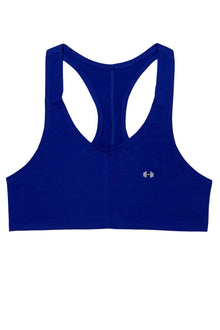  BLUE/ SILVER ATHLETIC SPORTS CROP TOP