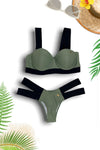 BIKINI PALM GREEN PUSH UP