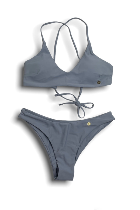 SOLID WIRELESS BIKINI GRAY